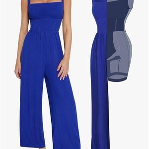🎄Popilush Elegant Blue Women's Jumpsuit